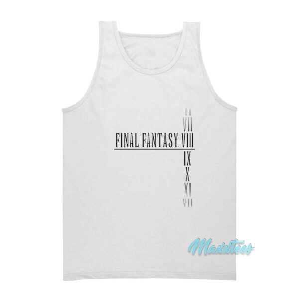 Final Fantasy VI VII VIII IX X XI XII Tank Top