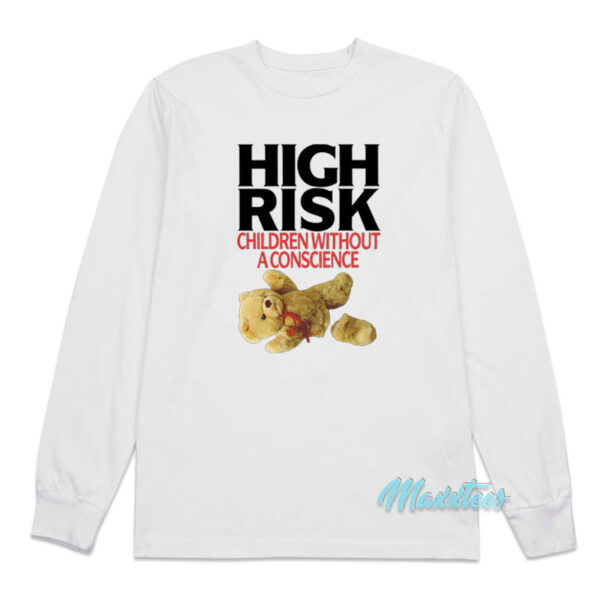 Asap Rocky High Risk Teddy Bear Long Sleeve Shirt