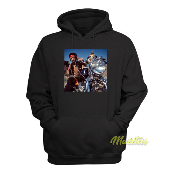 Jimi Hendrix 1969 Motorcycle Hoodie