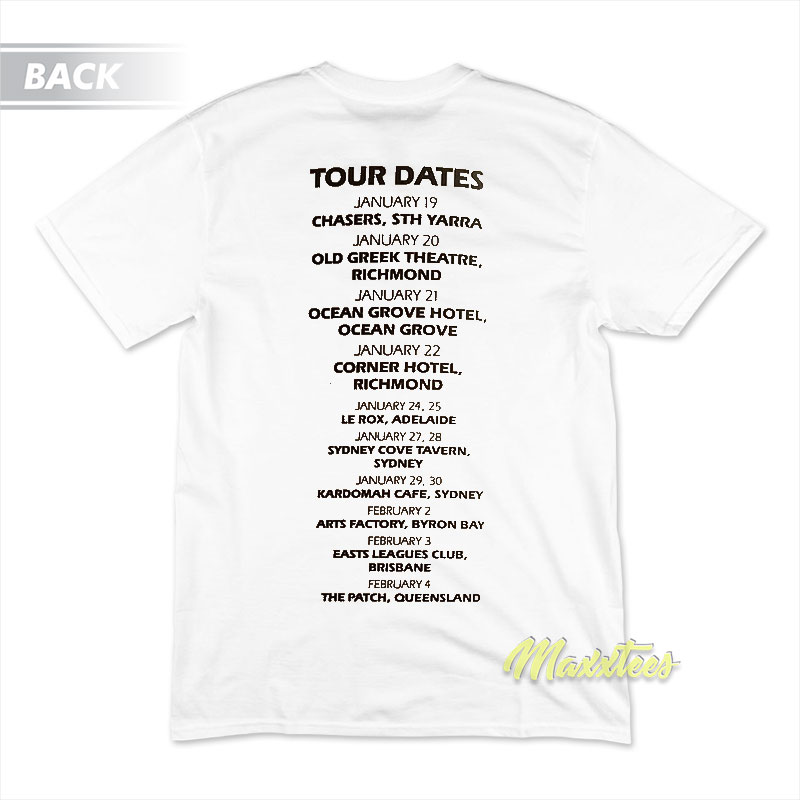 Sonic Youth Australian Tour 89 T-Shirt - Maxxtees.com
