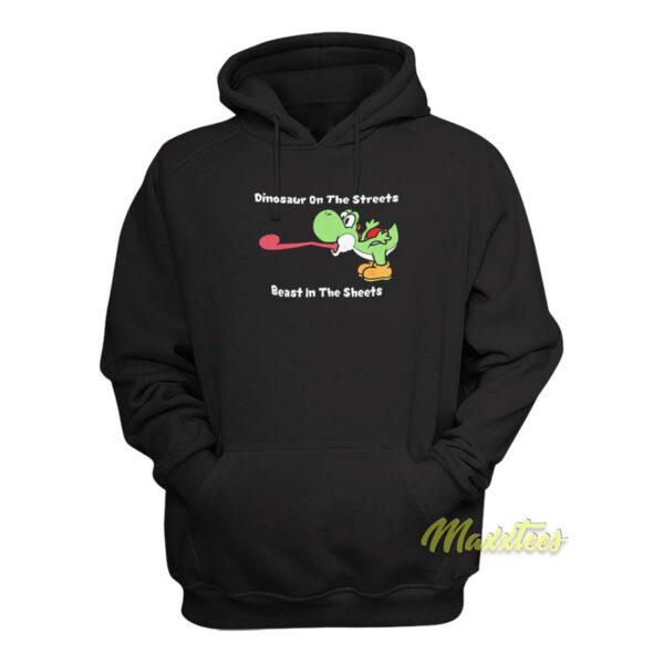 Dinosaur On The Streets Beast In The Sheets Hoodie