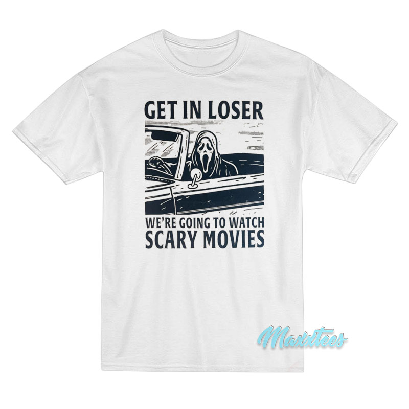 Ghostface Want To Watch Scary Movies? Men's Black Graphic Hoodie-Small