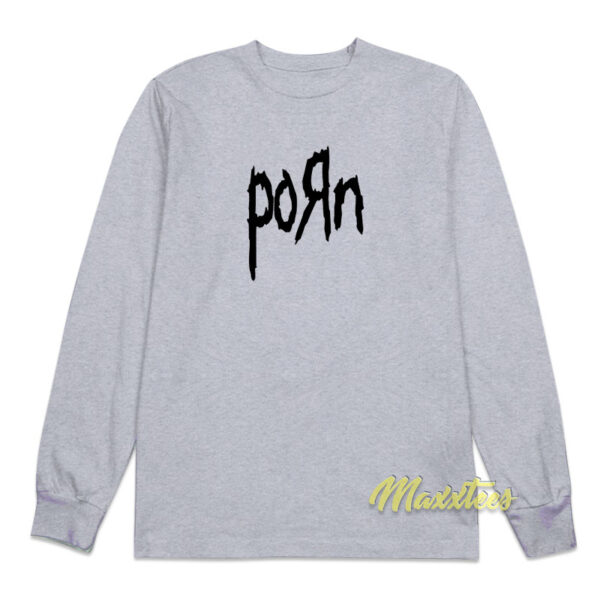 Porn Korn Logo Parody Long Sleeve Shirt