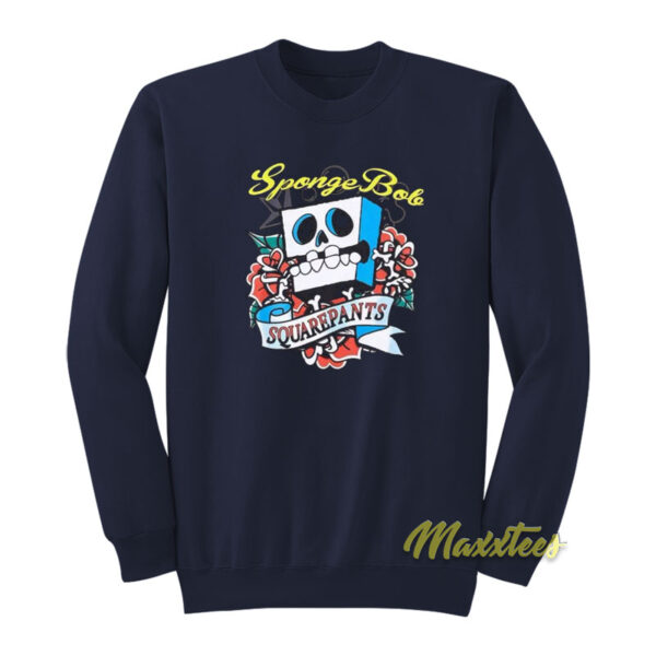 Spongebob Squarepants Skull and Crossbones Sweatshirt