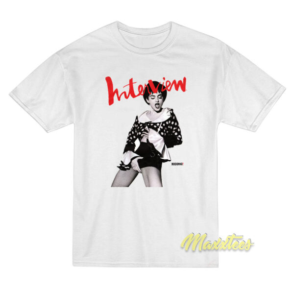 Vintage Interview Magazine Madonna T-Shirt