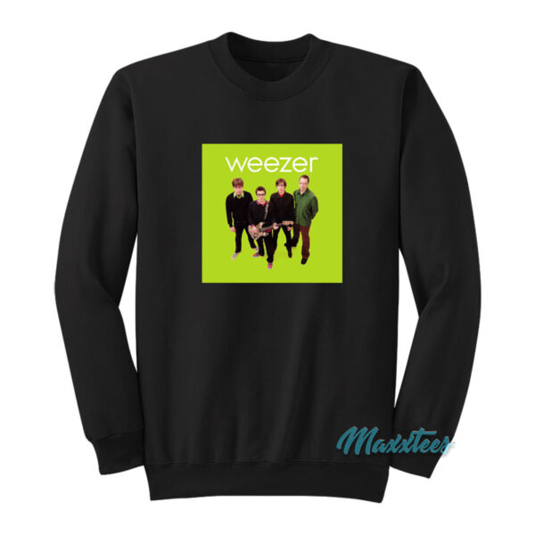 Weezer Green Album Cover Sweatshirt