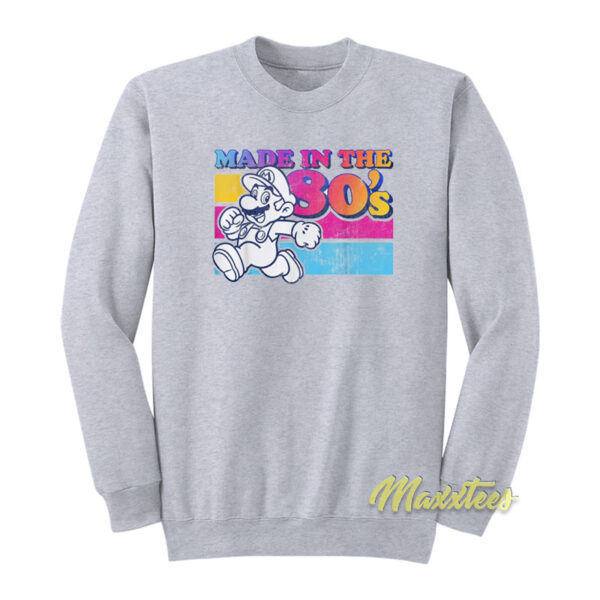 Made in The 80s Mario Sweatshirt