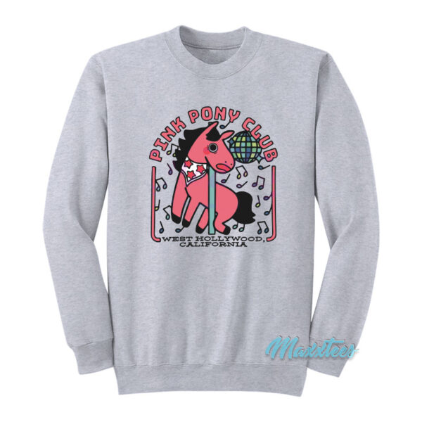 Pink Pony Club West Hollywood California Sweatshirt