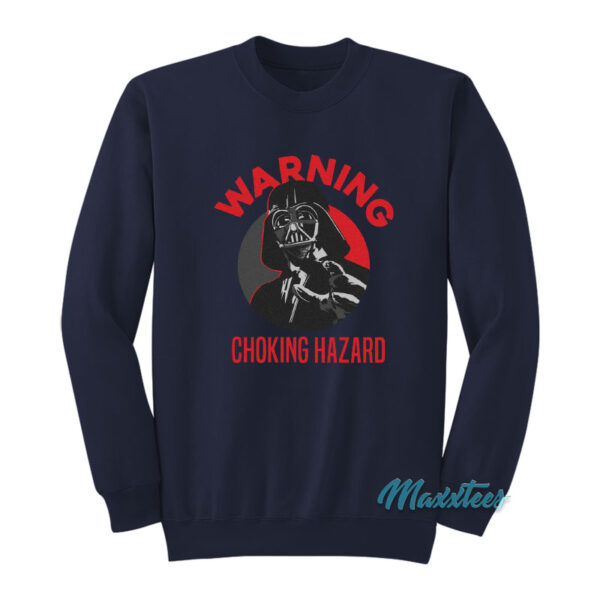 Warning Choking Hazard Star Wars Darth Vader Sweatshirt