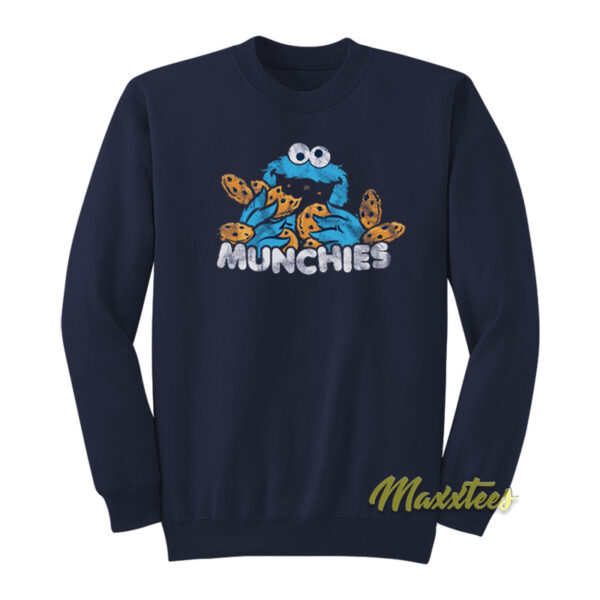 Sesame Street Cookie Monster Munchies Vintage Sweatshirt
